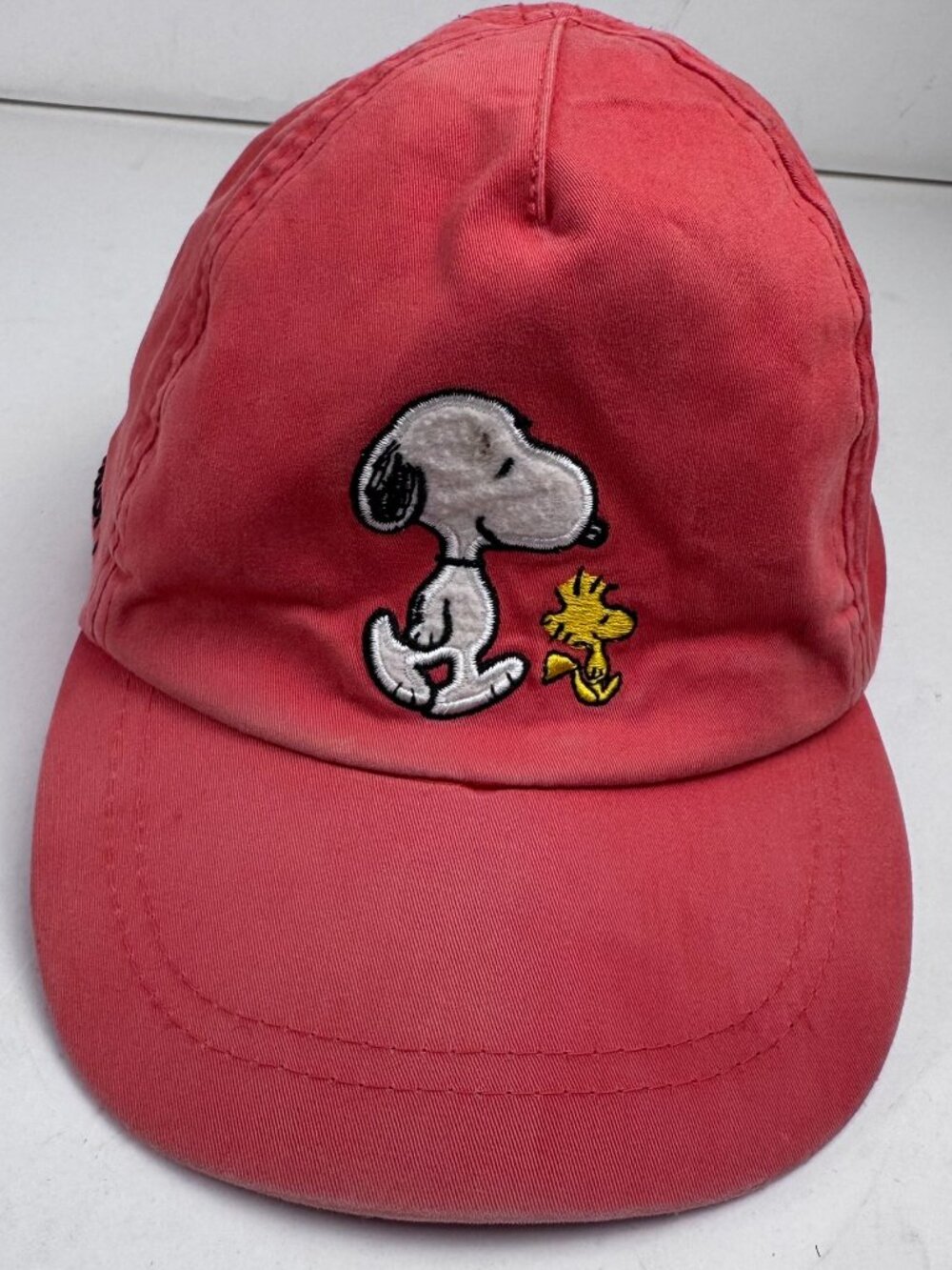 Zara Baby Peanuts Snoopy Woodstock Snapback Hat Red Embroidered Toddler Cap